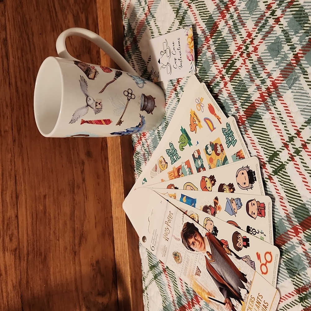 Harry Potter Mug and Stickers